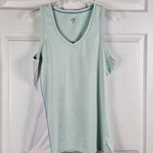 ALO Yoga‎ CoolFit Mint Green Women's Tank Top size XXL Gym Workout Outdoors Run